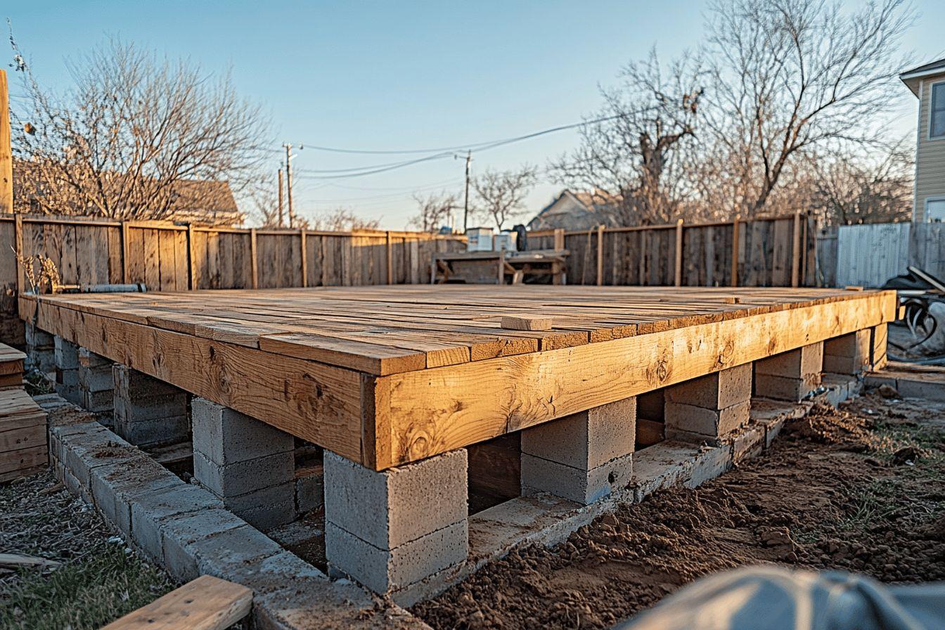Terrasse bois sur parpaing : guide pratique en 5 étapes