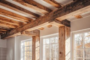 Comment nettoyer vos poutres en bois avec la lessive Saint-Marc
