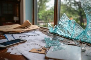 Comment déclarer une vitre cassée à son assurance habitation ?