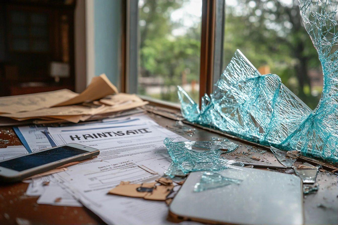 Comment déclarer une vitre cassée à son assurance habitation ?