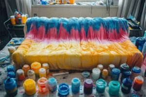 Comment teindre un canapé en tissu non déhoussable : guide complet