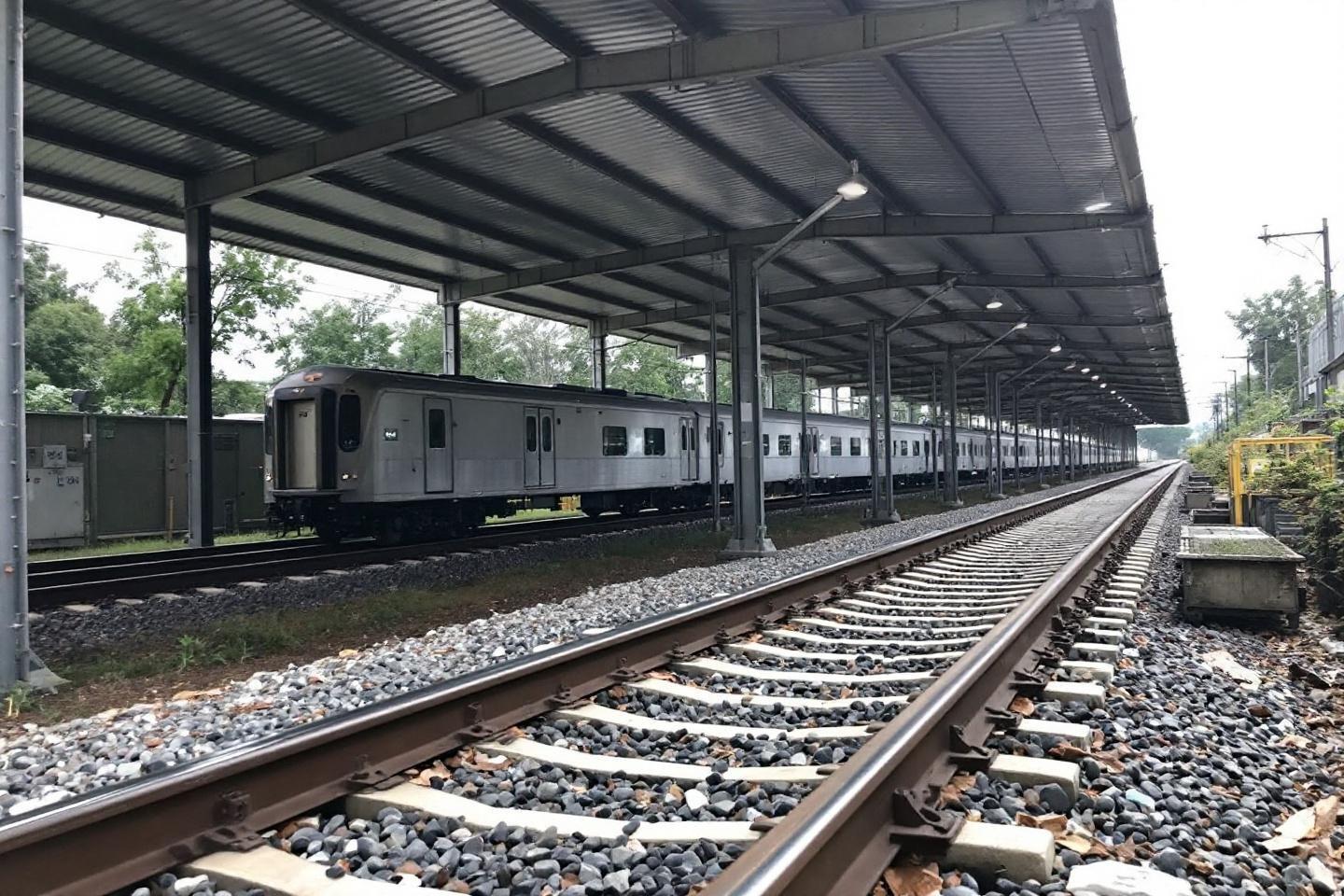Système de bâchage automatique pour wagons de fret ferroviaire