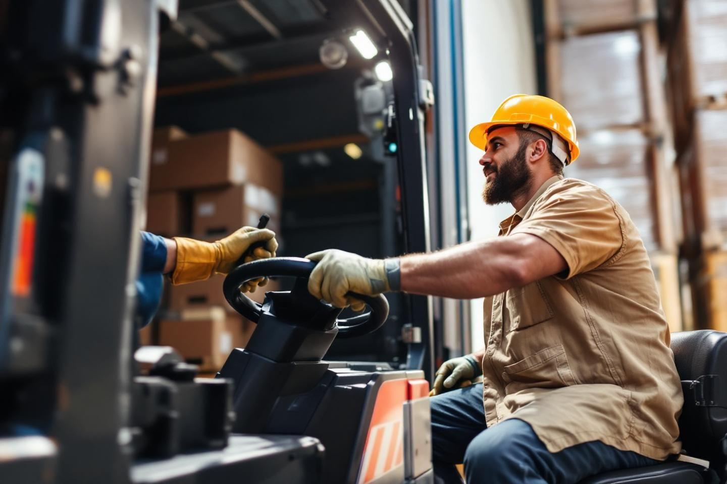 Procédure de chargement et déchargement de camion en sécurité