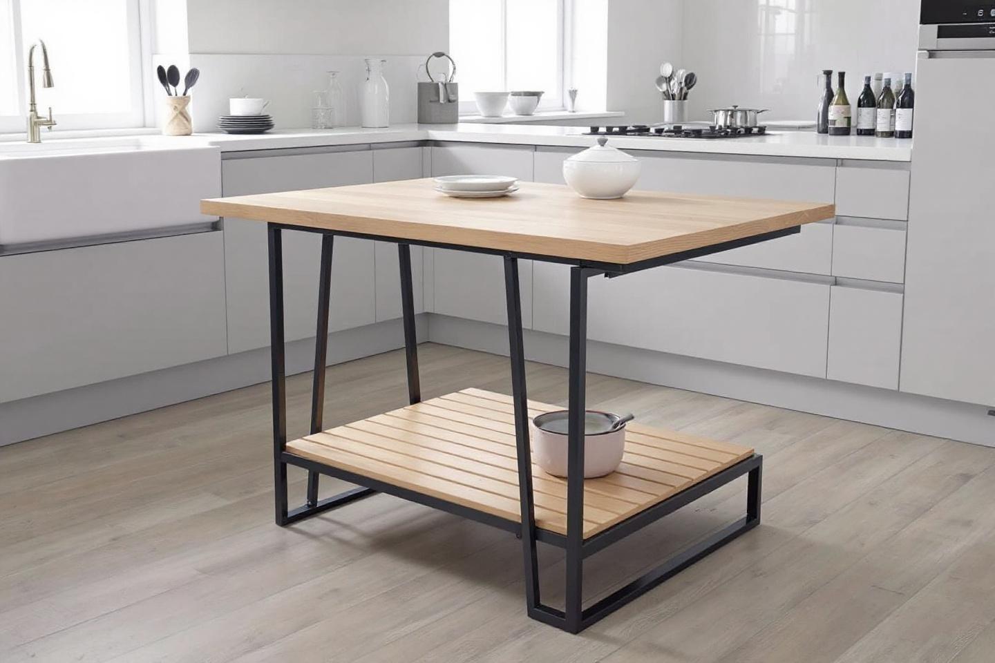 3 Techniques faciles pour créer un îlot de cuisine Kallax