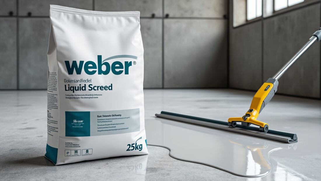 découvrez le sac de 25 kg de chape liquide weber, alliant performance et facilité d'application pour des travaux de sol rapides et durables.