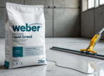 découvrez le sac de 25 kg de chape liquide weber, alliant performance et facilité d'application pour des travaux de sol rapides et durables.
