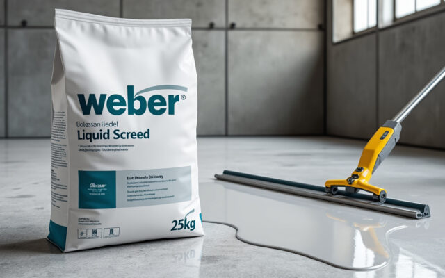 découvrez le sac de 25 kg de chape liquide weber, alliant performance et facilité d'application pour des travaux de sol rapides et durables.